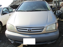 2001 TOYOTA SIENNA LE BEIGE 3.0L AT Z16557